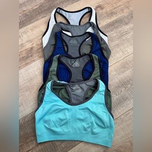 Set of 5 Low Impact Sports bras